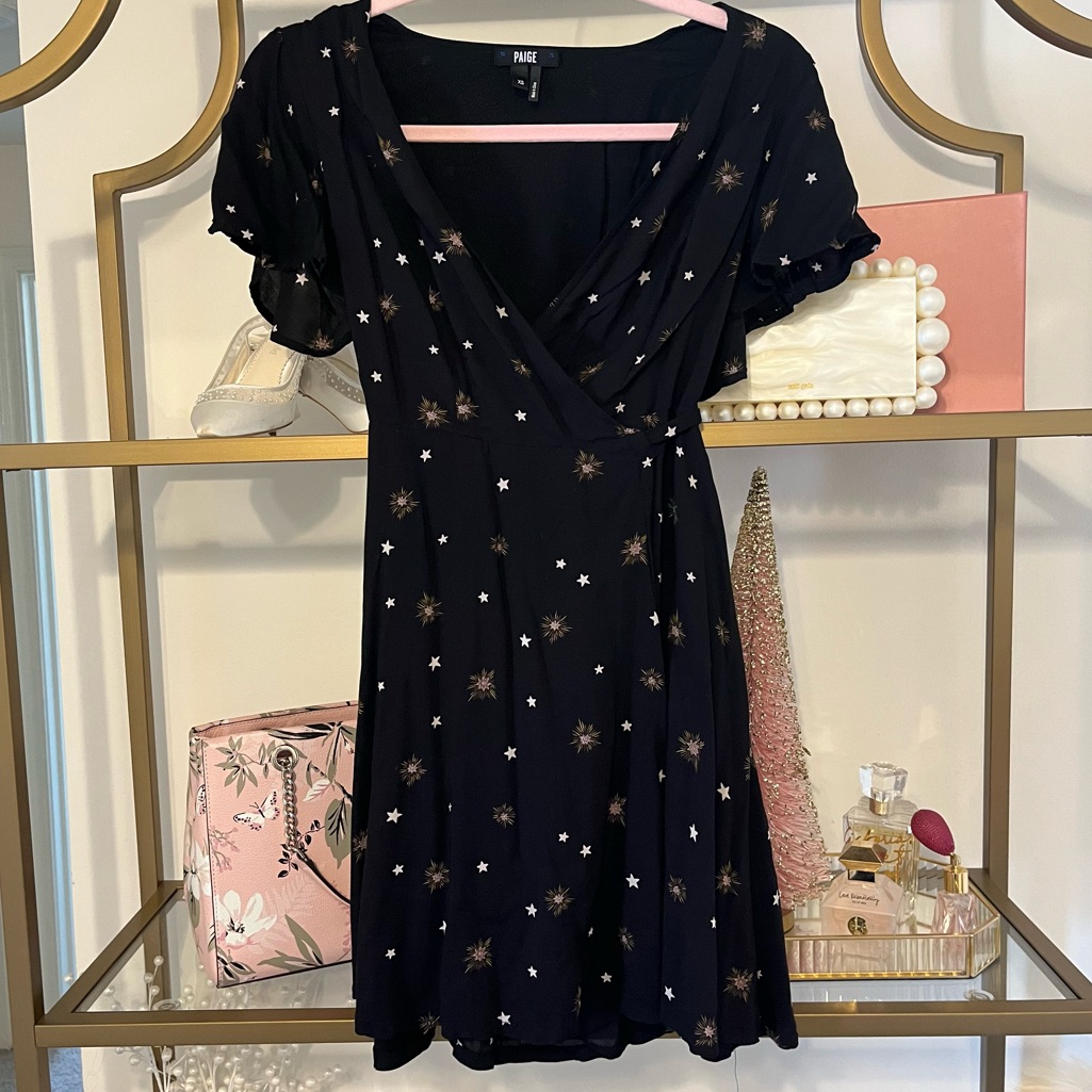 Paige Mini Wrap Dress Xs